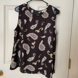 Loft sleeveless blouse